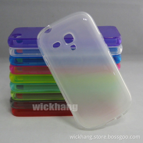 Matte Frosted Clear TPU Flexible Phone Case for Samsung Galaxy S3 Mini I8190